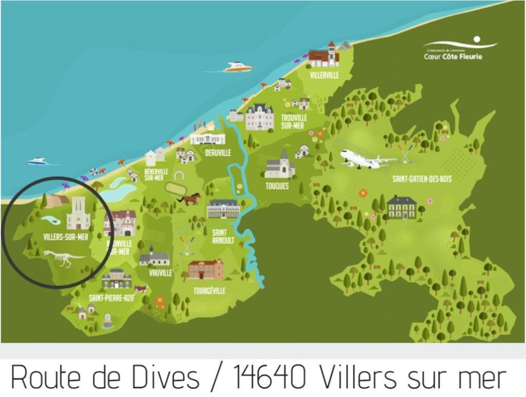 L'Eden Parc Leilighet Villers-sur-Mer Eksteriør bilde
